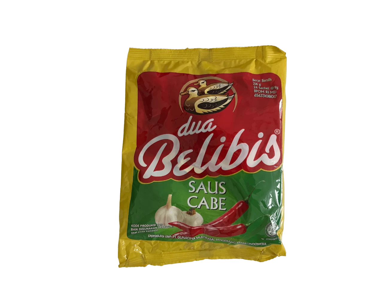 DUA BELIBIS Chili sauce Sachets 24x9g