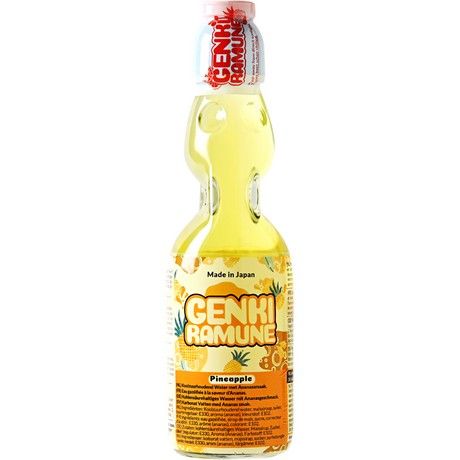 GENKI RAMUNE Soda Drink Pineapple